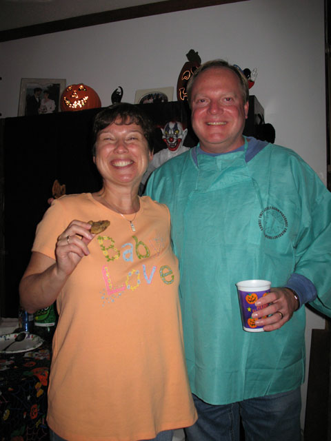 Kayli at her first Halloween party